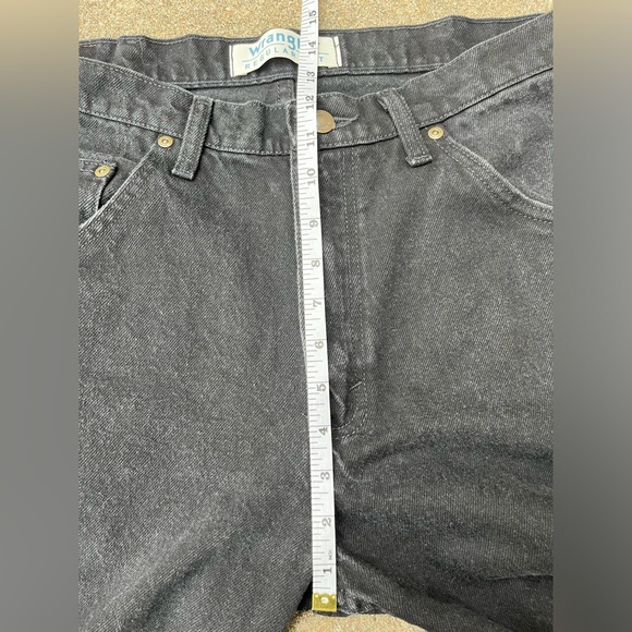 Regular Fit Black Wrangler Jeans - Picture 5 of 9